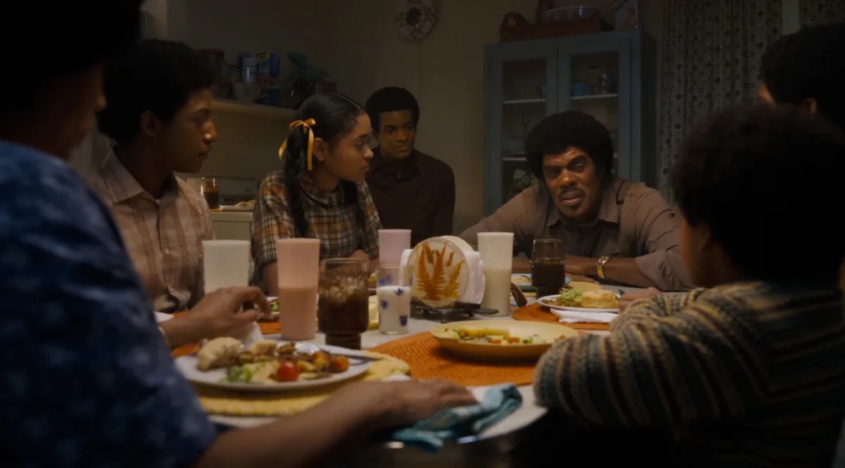 Colman Domingo glowers as family patriarch Joseph Jackson