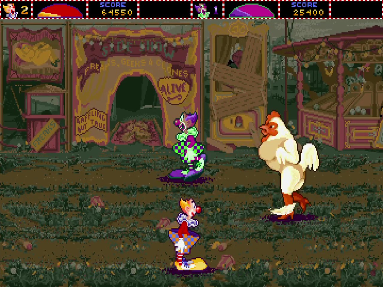 The terrifying chicken lady boss. Try not to stand behind her.