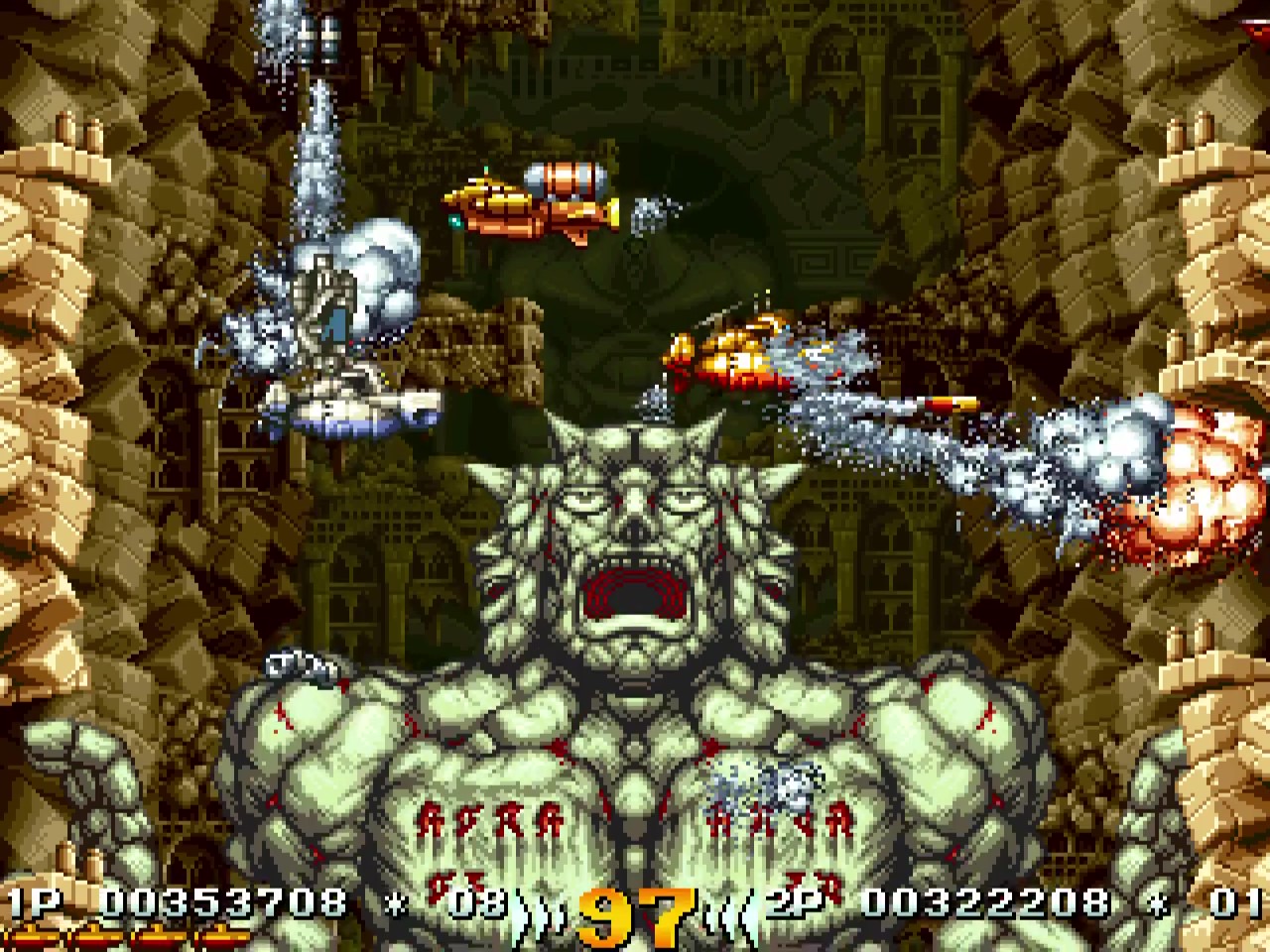 Escape from the terrifying stone golem!