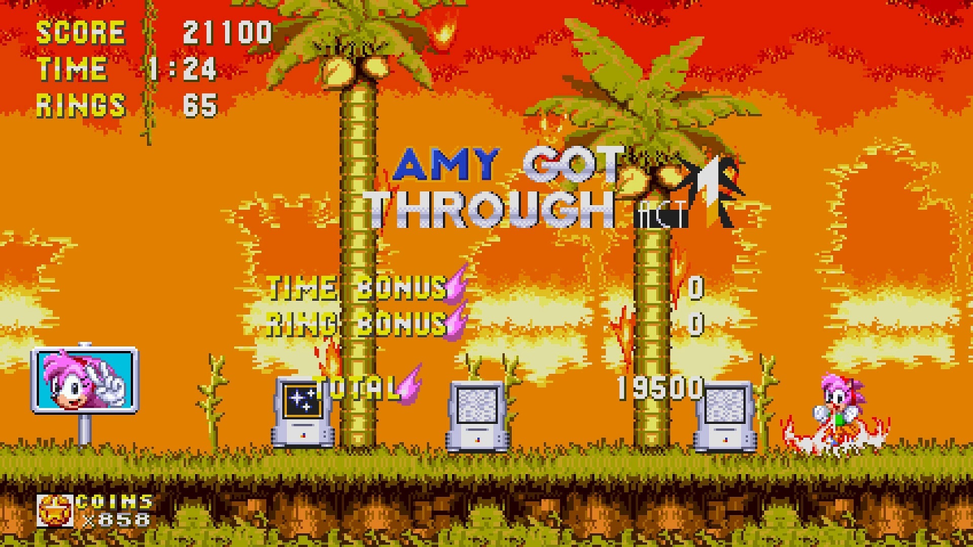 Amy Rose is playable in all four titles